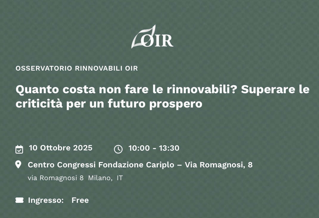 Quanto costa non fare le rinnovabili? Superare le criticità per un futuro prospero